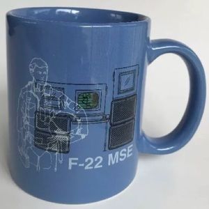 Lockheed Boeing F-22 MSE Coffee Cup Mug